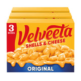Velveeta Original Shells & Cheese Sauce – Practical Housewarming and Holiday Gift for Cheese Lovers, 3 ct 12 oz Boxes