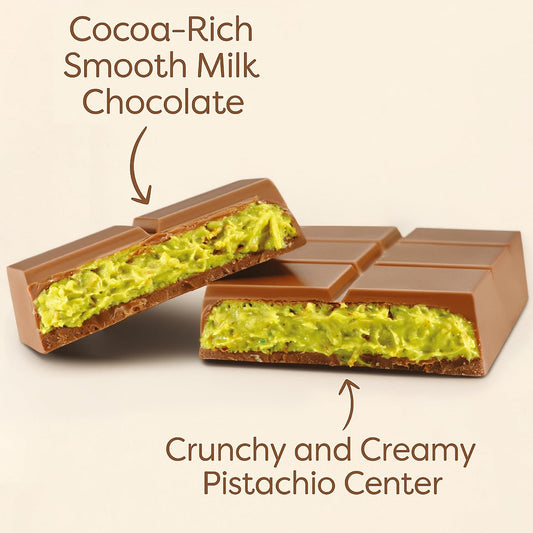 40% pistachio cream and kataifi filling containing 25% real pistachio