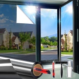 CozyPrivacy Sun Blocking Window Film – Stylish Home Office Decor, Glare Reducing Mirror Tint