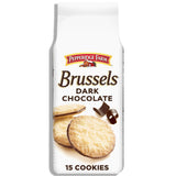 Pepperidge Farm Brussels Dark Chocolate Cookies – Connoisseur's Dark Chocolate Cookie for the Wine Cellar Tasting Room, Elevated Entertaining Accessory