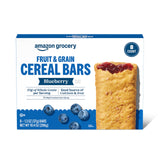 Amazon Grocery Blueberry Fruit & Grain Cereal Bars – Wholesome Pantry Snack for Mindful Munching, 1.3 Oz, 8 Ct