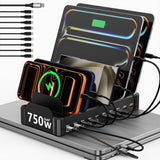 Zobirez All-in-One Charging Station Gift for Power Users, Cables Included
