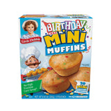 Little Debbie Birthday Cake Mini Muffins – Road Trip Snack for Families with Kids, 5 Wrapped Muffins