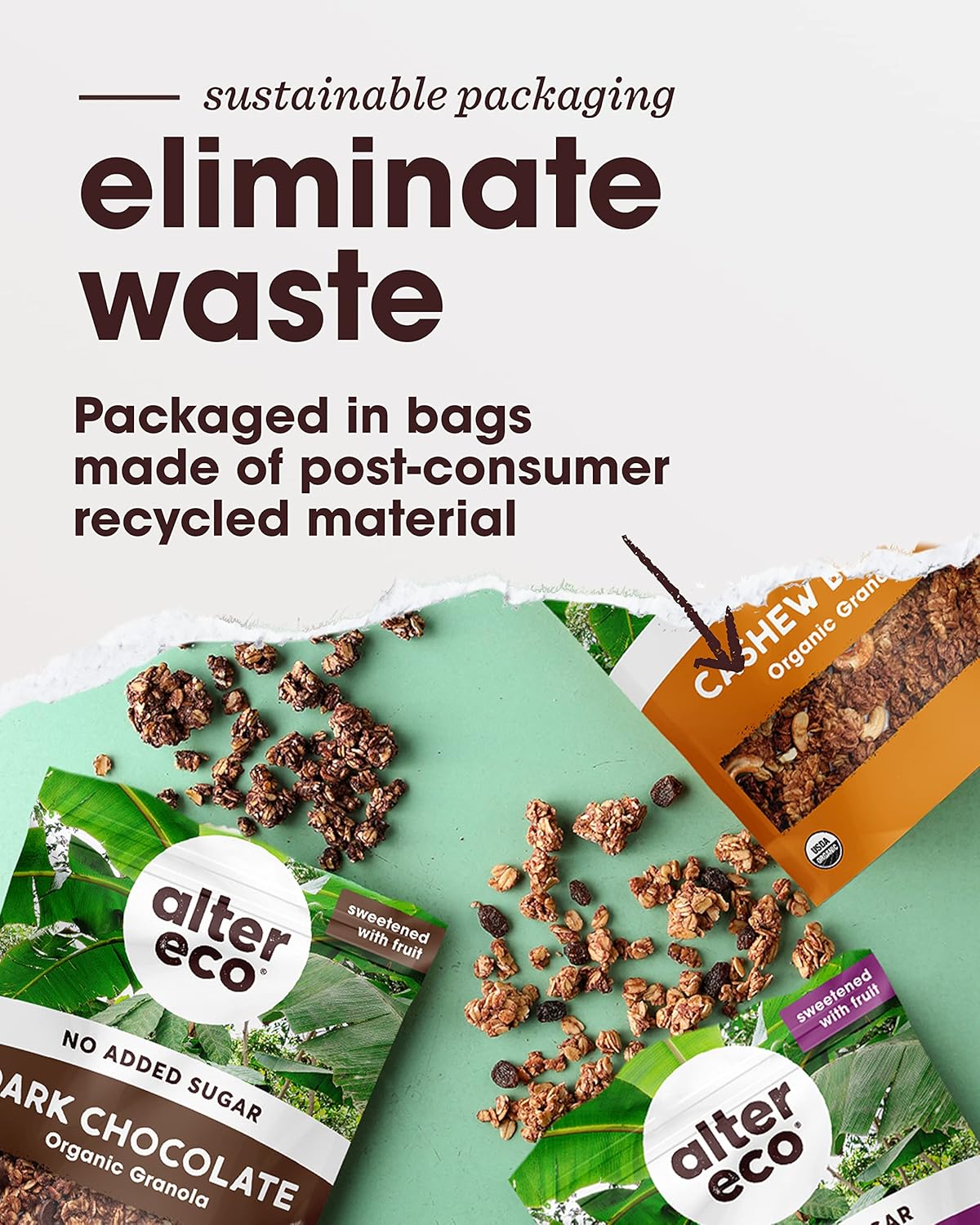 Alter Eco Cashew Butter Granola – Plant-Based Pantry Staple for Vegan Wellness Routines