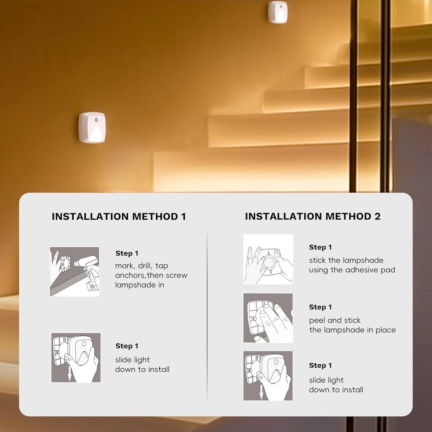 Aurora Glow Battery Night Lights – Child-Safe Hallway Lighting for Toddler Bedtime Trips