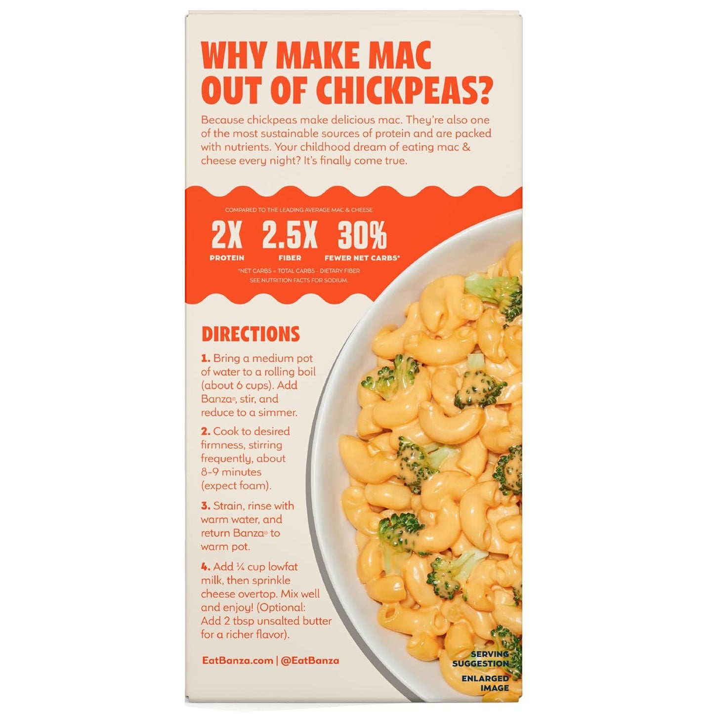 Banza Elbows & Classic Cheddar Mac and Cheese – Fast 8-Minute Desk Lunch for Busy Professionals and Remote Workers