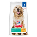 Hill's Science Diet Adult Perfect Weight Dry Dog Food, Chicken & Brown Rice, 25 lb. Bag – Trusted USA-Manufactured Diet for Apartment Kitchens with Dogs