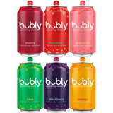 bubly Sparkling Water 6 Flavor Variety Pack – Caffeine Free Sparkling Water Safe for Kids of All Ages