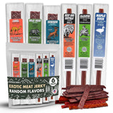 Buffalo Bob's Exotic Jerky Sampler – Valentine's Day & Father's Day Gift for the Adventurous Man