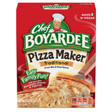 Chef Boyardee Cheese Pizza Maker 31.85 oz – Pantry-Stocked Pizza Kit for After-School Snacks and Family Meal Planning