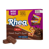 ChocZero Rhea Mini Bars – School Safe Sugar Free Snack Bars for Picky Eaters, Monk Fruit Sweetened Mini Chocolate, 15 Count