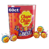 Chupa Chups 60-Piece Lollipop Drum – Family Treats for Grandkids, Playdates & Nursery Celebrations
