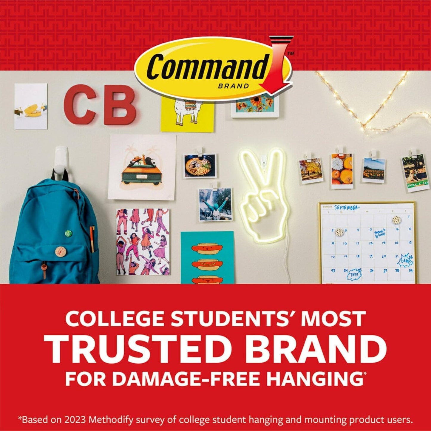 Command Clear Clips 2-Pack – Cozy Birthday Gift for Her, Perfect for String Light Lovers