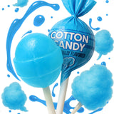 Zestix Cotton Candy Mini Lollipops – Individually Wrapped Blue Candy with Child-Sized Portion Control for Safe Sharing