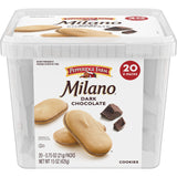 Pepperidge Farm Milano Dark Chocolate Cookies – Housewarming Gift Basket Addition and Office Shareable Treat, 20 Packs of 2