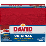 DAVID Sunflower Seeds 1.625oz 12 Count – Streamlined Bulk Snack for Intentional Stocking