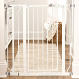 Regalo Versatile Baby Gate with Walk-Through Door – Pressure Mounted Gate for Home Office, Laundry Room and Garage Entry