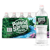 Poland Spring Maine Spring Water 23.7oz Sports Cap - Camping & Hiking Hydration, 24 Pack Bulk Bottles