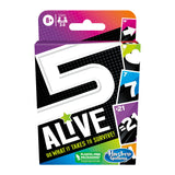 Hasbro Gaming 5 Alive Card Game, Portable Travel Card Game for Road Trips, Camping and Picnic Tables Ages 8+