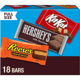 HERSHEY'S, KIT KAT and REESE'S Assorted Bars – Care Package Chocolate Gift for Coworkers and Teachers, Bulk 27.3 oz Box