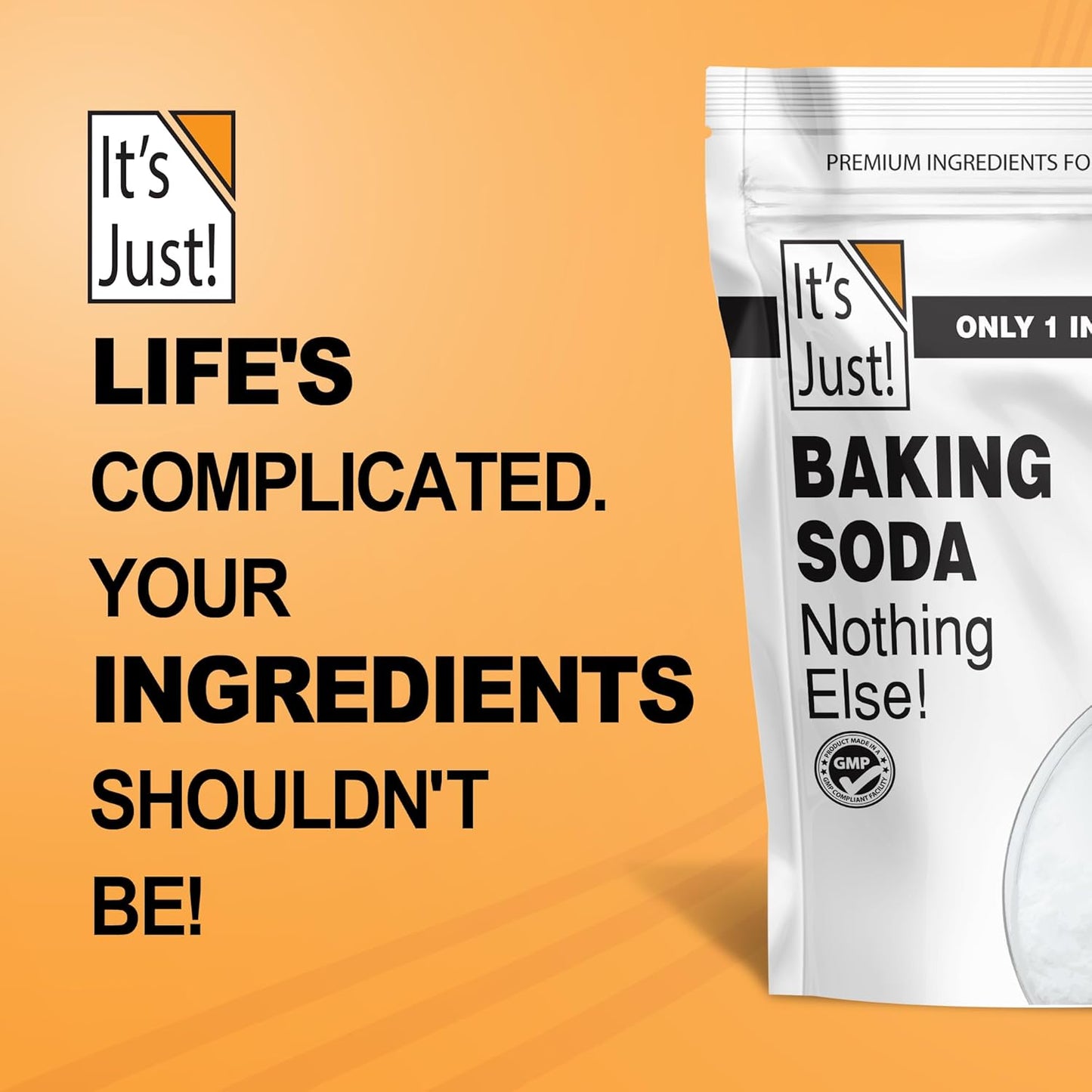It's Just - Baking Soda Gift for Wellness Lovers: Bath Bomb Kit Starter for DIY Crafters