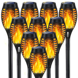 Solar Flame Torch Lights – Portable Patio and Camping Glow, No Wiring Needed