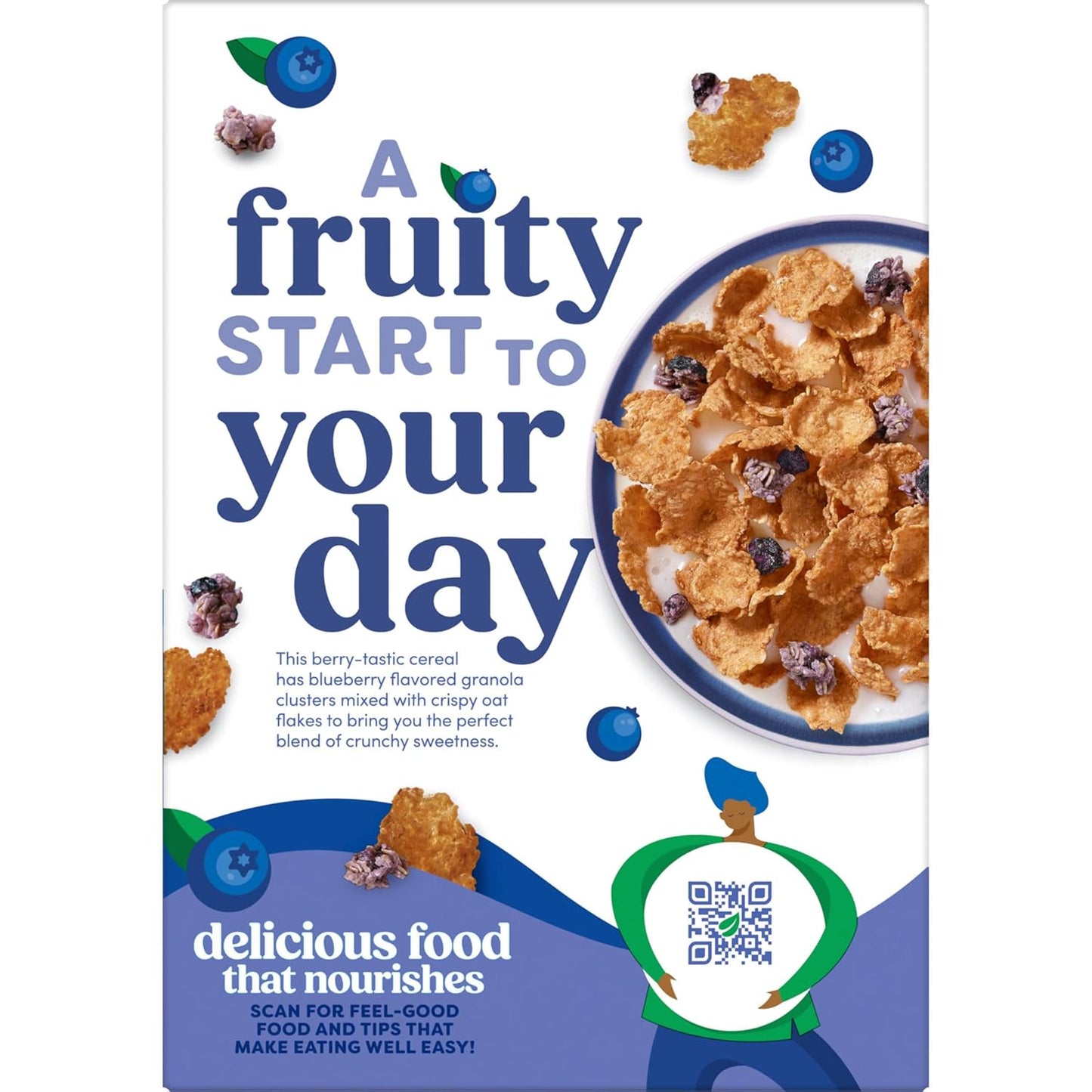 Kashi Blueberry Granola Clusters – High-Carb Cereal for Post-Workout Refuel and Trail-Bag Energy