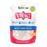 Redmond Real Sea Salt – Artisanal 16 oz Pouch Finishing Salt for Sophisticated Grilling and Outdoor Culinary Experiences