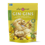 GIN GINS Original Ginger Chews – Less-Is-More Vegan Candy with Real Ginger and Clean Label, 3oz Bag