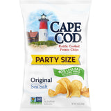 Cape Cod Potato Chips Sea Salt & Vinegar Kettle Chips – 14 oz Family Room Crowd-Pleaser for Game Day and Birthdays