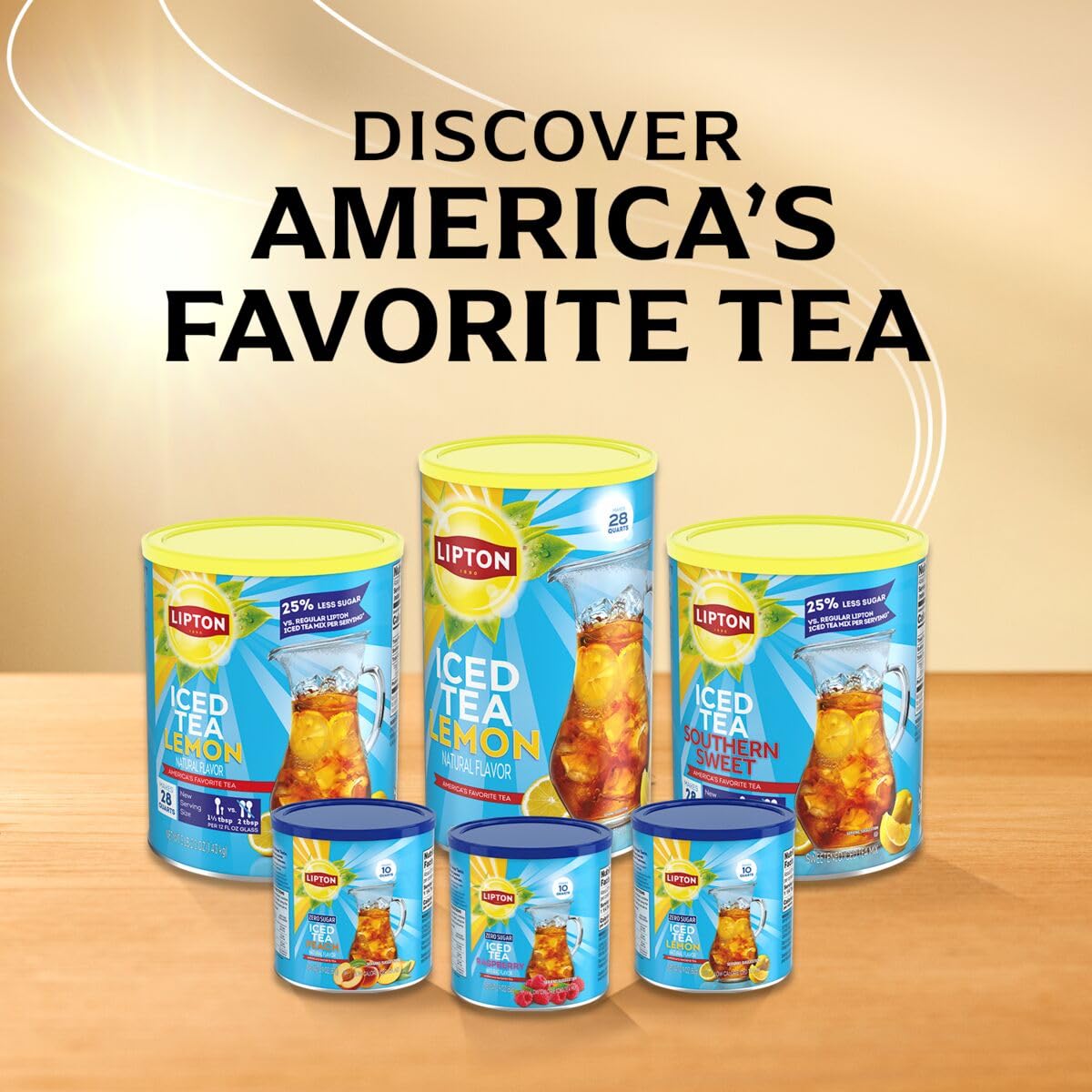 Lipton Zero Sugar Peach Tea Powder – Healthy Iced Tea Alternative for Weight Management and Keto Lifestyles