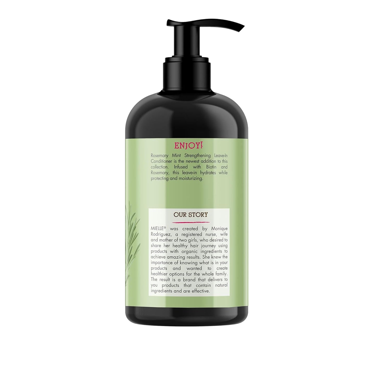 Mielle Organics Rosemary Mint Strengthening Leave In Conditioner for Curly Hair – Thoughtful Birthday Gift for Women Who Love Hair Care