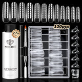 Modelones Poly Gel Slip Solution – No-Smell Brush Care Kit for Beginners Building Their First Home Nail Station