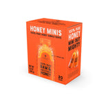 Nate's Honey Minis - 0.49oz Squeeze Packets for Kids' Lunchboxes, 20ct Box of Single-Serve Raw Honey