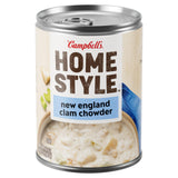 Campbell's Homestyle New England Clam Chowder Soup, 16.3 oz Can – Portion-Controlled Meal for Intentional Solo Diners