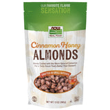 NOW Foods Cinnamon Honey Almonds – Portion-Controlled Snack for Mindful Eating Practice, 10 Single-Serve Packets