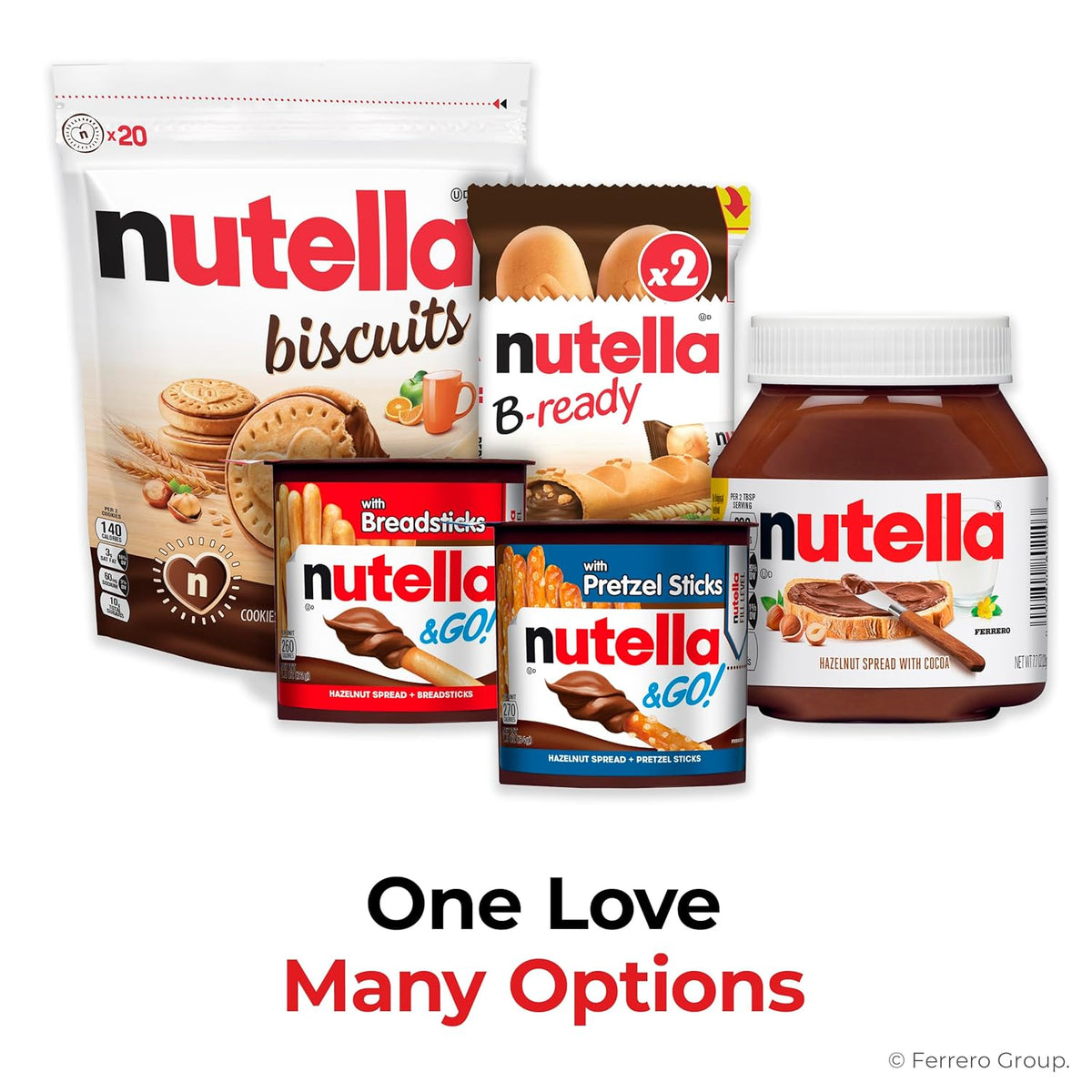 Nutella & GO! Nutella and Pretzel Snack Cup Pack – Christmas Care Package Favorite for Students and Coworkers, 24 x 1.9 oz