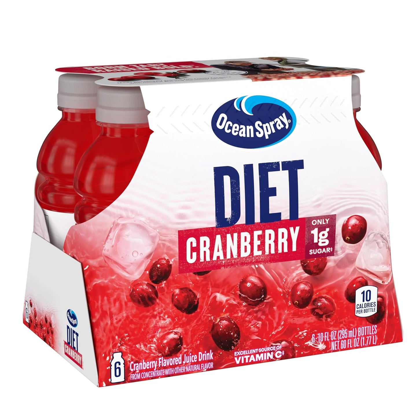 Ocean Spray Diet Cranberry Juice Drink – Lightweight Cranberry Bottles for On-the-Go Outdoor Refreshment