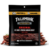 Tillamook Country Smoker PRO Edition Beef Jerky, Real Hardwood Smoked Angus, 2.14 Oz Shelf-Stable Travel Snack for Hunting Blinds, Fishing Boats and Trail Days