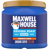 Maxwell House 27.5oz Ground Coffee Medium Original Roast – Streamlined Pantry Staple Replacing Multiple Coffee Bags