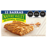 Nature Valley Soft Baked Oatmeal Squares – Quick On-the-Go Breakfast for Workdays, 12-Count Box