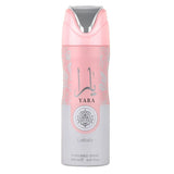 Lattafa Yara Perfumed Deodorant Spray – Memorable Anniversary Gift, Unisex Arabian Fragrance Box-Ready for Him and Her