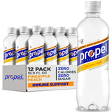 Propel Zero Sugar Electrolyte Water – Sustained Focus Hydration for Busy Professionals and Commute Routines, 16.9 oz 24 Pack