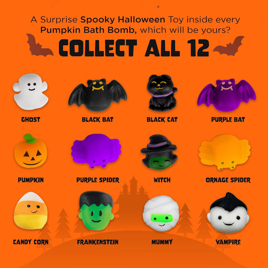 pumpkin/jack-o'-lantern molded shape designed for halloween visual appeal