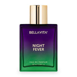 BellaVita Luxury Night Fever Eau de Parfum | 100 ml Versatile Unisex Scent for Patio Gatherings, Beach Evenings, and Travel Adventures