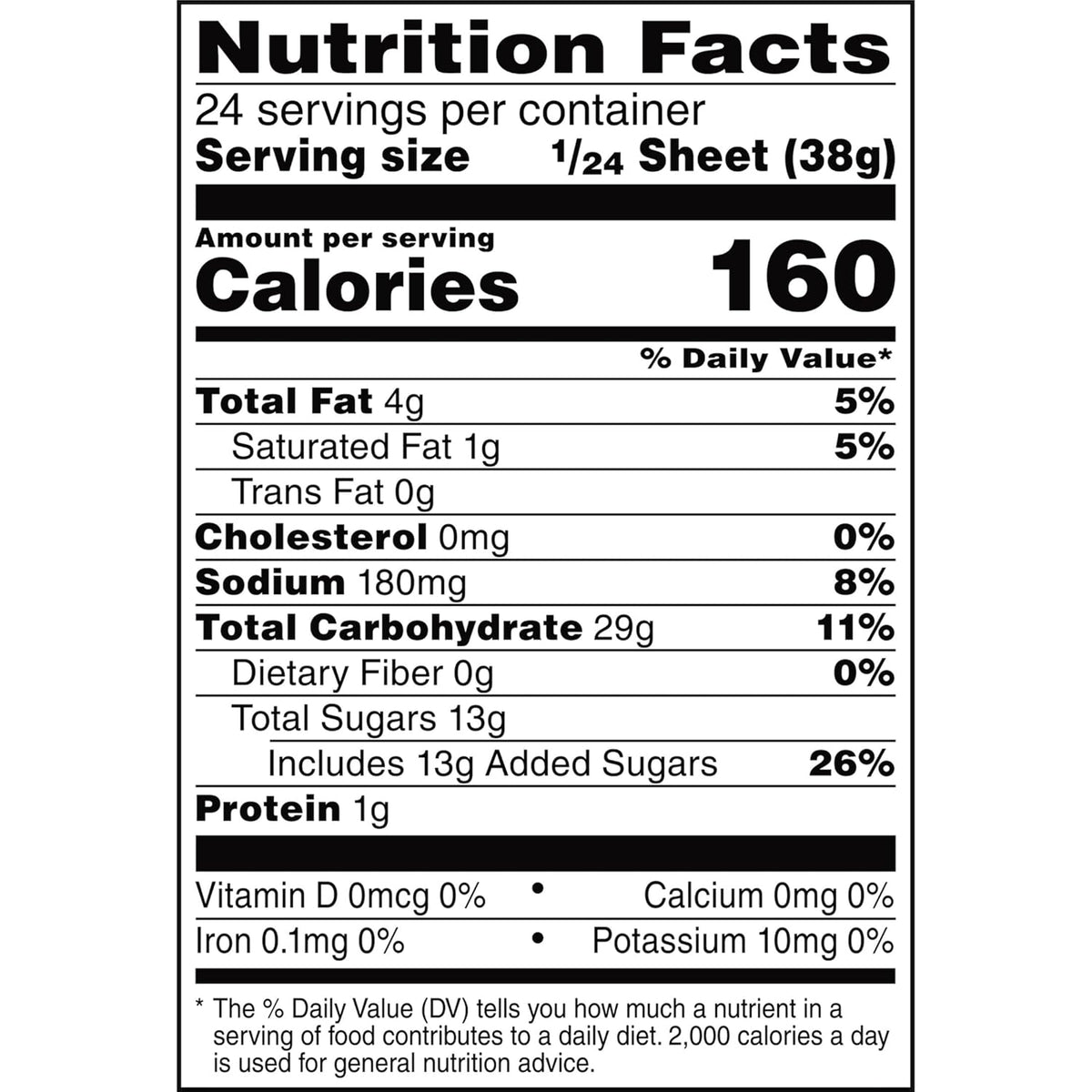 Rice Krispies Treats Pre-Made Sheet – No-Mess Treat Base for Outdoor Birthday Parties, 32oz