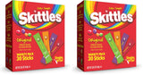 SINGLES TO GO! Skittles Variety Pack – Sugar-Free Drink Mix Packets for Kid Lunchboxes, Zero Calorie Water Flavoring Sticks
