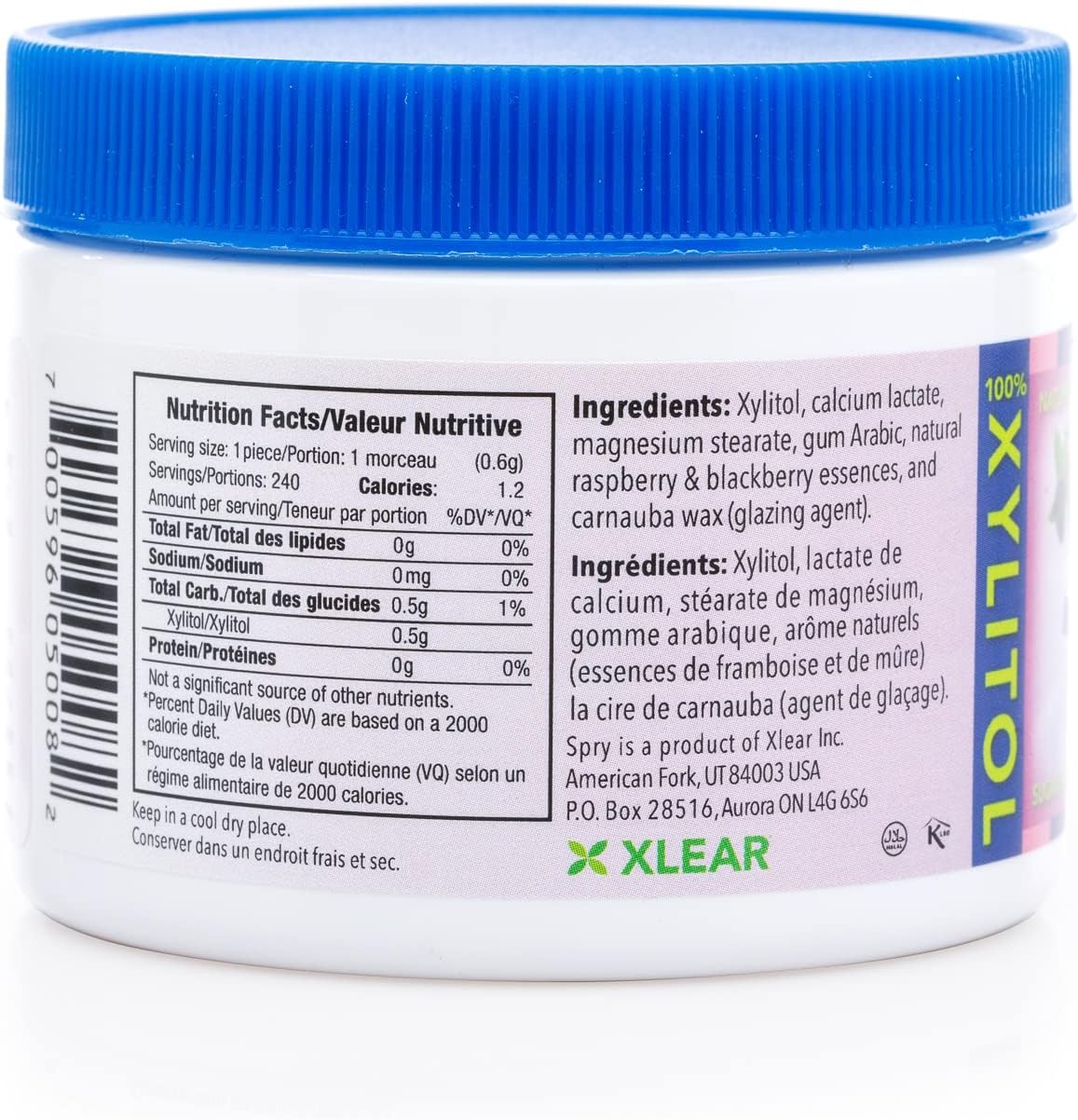 Spry Berry Blast Xylitol Mints – Trusted Dentist-Recommended Formula for Safe Daily Cavity Prevention, Family Pack