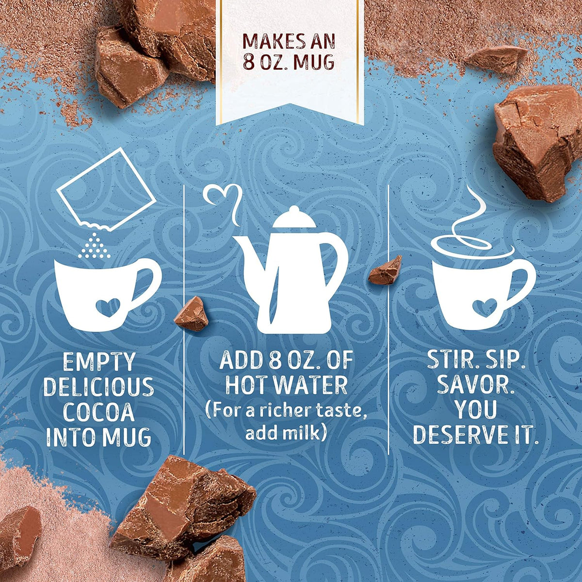 Swiss Miss Hot Cocoa Mix – Lightweight Packets for Holiday Markets and Outdoor Gatherings
