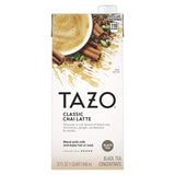 TAZO Classic Chai Black Tea Concentrate – Easy Microwave Chai Latte for Desk Side Productivity Boost, 32 oz